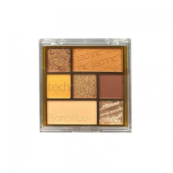 باليت بانوفي ايشادو ميني من تكنيك Technic Salted Caramel 7 Color Eyeshadow Palette 10.