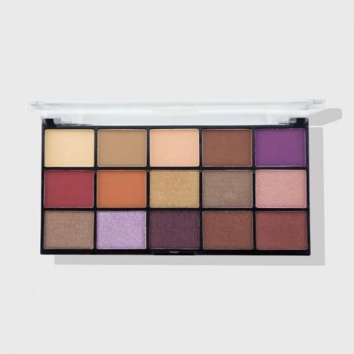 Neutral, Gold, Bronze & Pink Shades. High Professional Pigment Matte & Shimmer Effects 15 Shade Palette Matte & Shimmer Eyeshadow Palette In Neutral, Gold, Bronze & Pink Shades | Veela Beauty Neutral, Gold, Bronze & Pink Shades | فييلا بيوتي