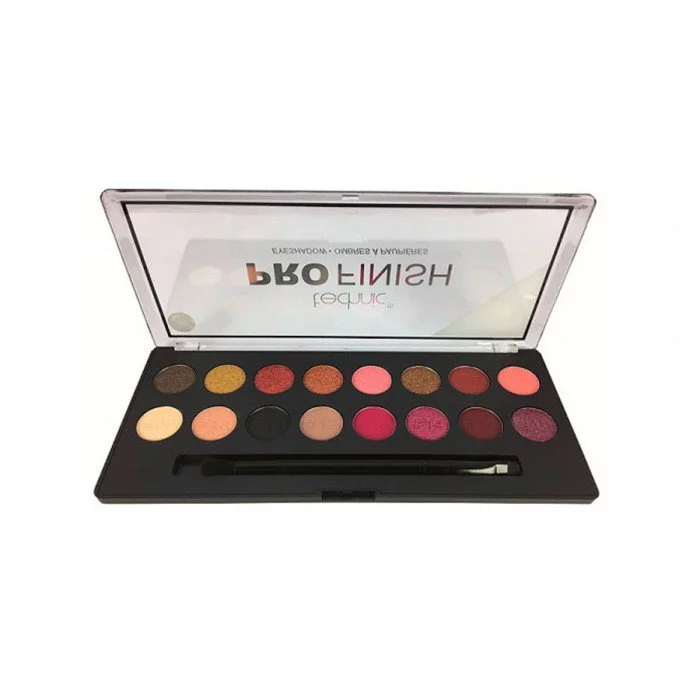 Technic Pro Finish Eyeshadow Palette Hidden Treasure -Technic Pro Finish Eyeshadow Palette. -Talc-free, low to no drop formulation. -Highly pigmented and easily blendable for a professional, makeup artist finish. -Also | Veela Beauty Technic Pro Finish Eyeshadow Palette Hidden Treasure |