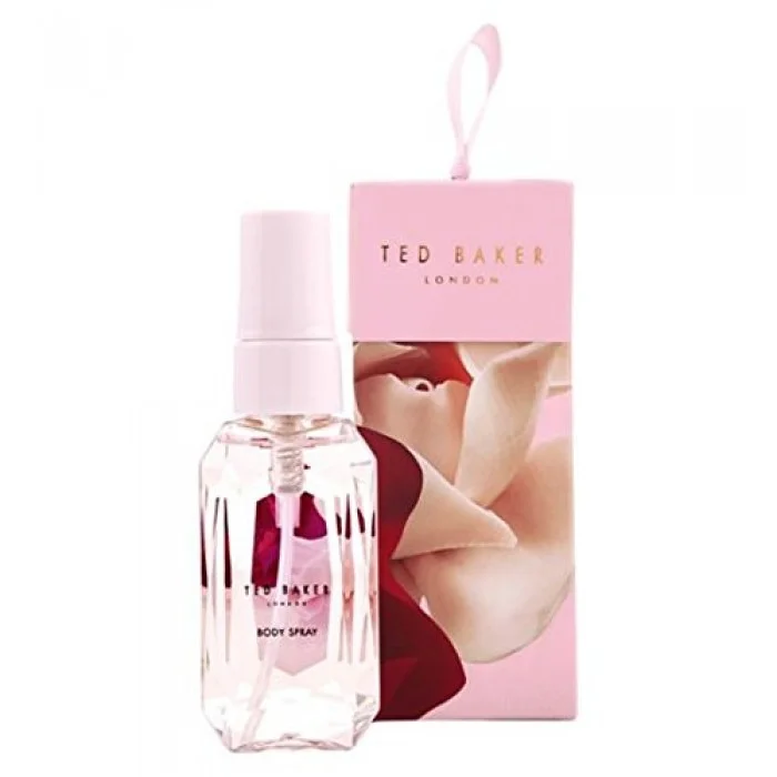 ted baker blush pink mini body spray 50ml scent - jasmine and neroli with patchouli, sandalwood, and musk brand new, perfect condition, unused, unopened | Veela Beauty ted baker blush pink mini body spray 50ml | فييلا