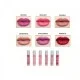 A liquid texture, moisturizes the lips, contains 6 matte