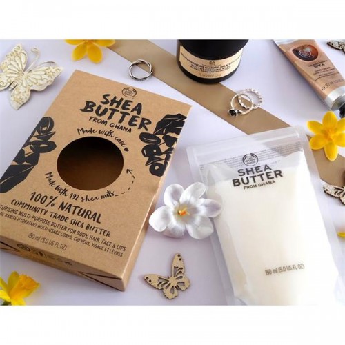 The Body Shop 100% Natural Shea Butter 150Ml The Body Shop 100% Natural Shea Butter 150Ml
