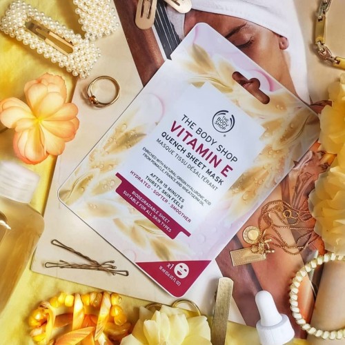 The Body Shop Sheet Mask Vitamin E 1Pcs The Body Shop Sheet Mask Vitamin E 1Pcs