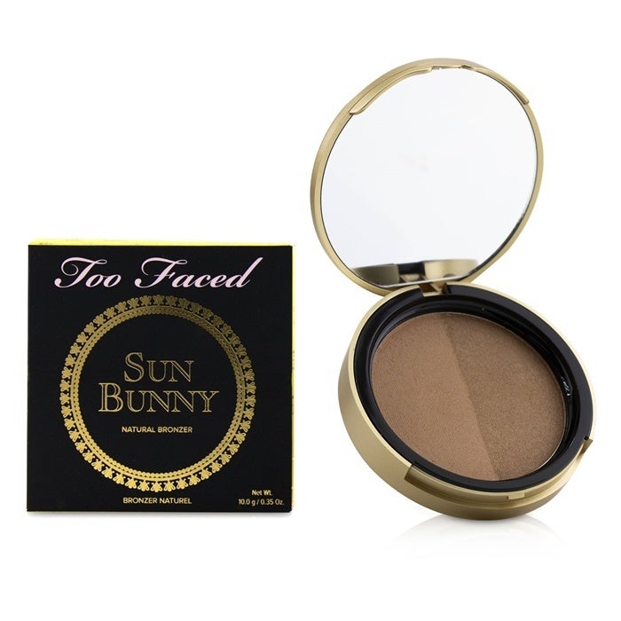 This bronzer contains two shades for a customized glow Infused with a subtle pink undertone to imitate the color of a real tan Gives a luminous, natural, sun-kissed finish to warm the skin tone Leaves the complexion look | Veela Beauty This bronzer contains two shades for a customized glow |