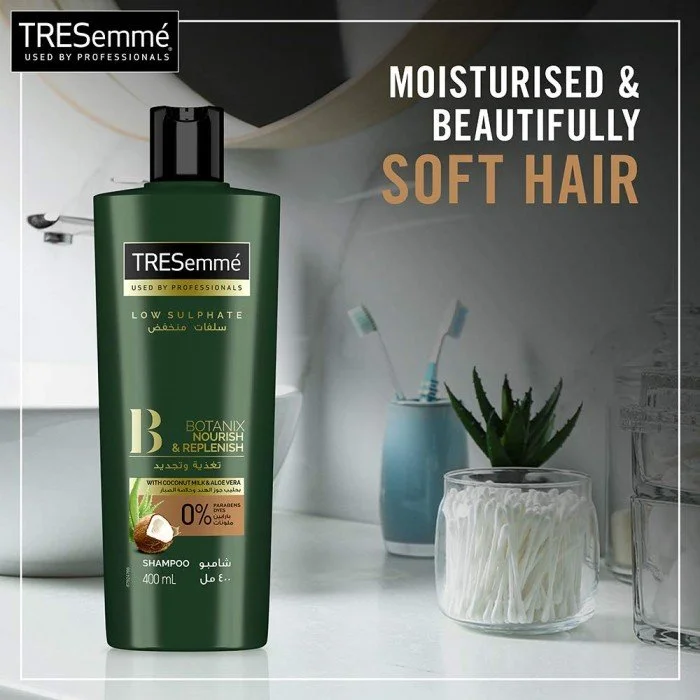TRESemmé Botanix Shampoo Nourish & Relenish 400ML
Product Description:TRESemmé Botanix Nourish & Replenish Shampoo is a TRESemmé Botanix Shampoo Nourish & Relenish 400ML
Product Description:TRESemmé Botanix Nourish & Replenish Shampoo is a