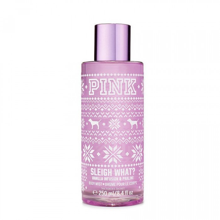 VictoriaS Secret Pink Sleigh What Vanilla Infusion & Praline Body Mist 250Ml VictoriaS Secret Pink Sleigh What Vanilla Infusion & Praline Body Mist 250Ml