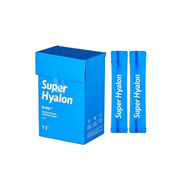 Vt Super Hyalon Sleeping Mask Set A night mask that balances sebum production and skin hydration for a great evening care without excess sebum production. The texture of the mask is a gel-cream that provides intense hy | Veela Beauty Vt Super Hyalon Sleeping Mask Set | فييلا بيوتي