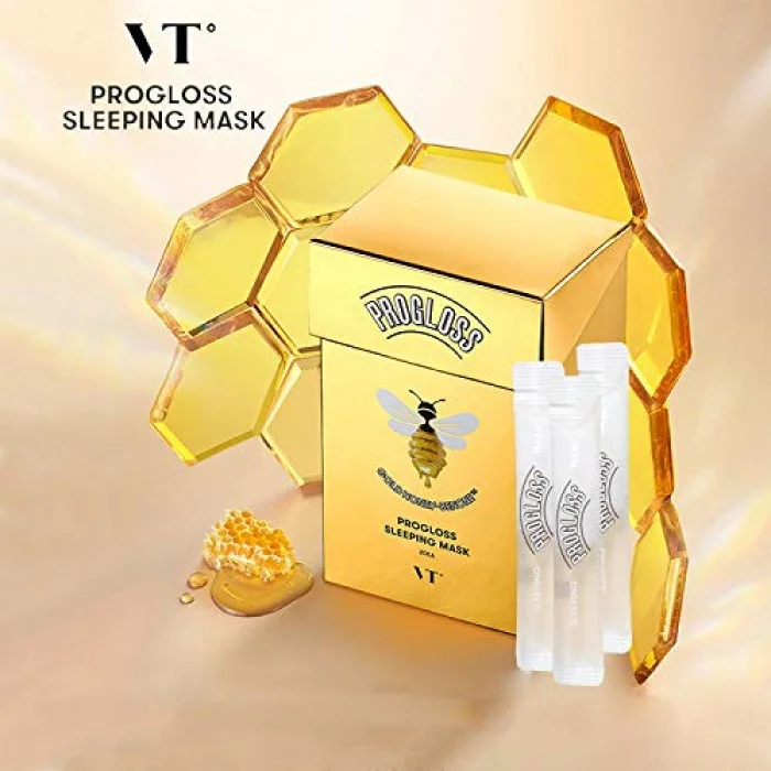 A sleeping mask with nourishing ingredients that hydrate dry skin overnight while restoring its youthful glow. Smoother complexion glow. KEY INGREDIENTS HONEY BENONE™ contains Gold, Honey, and Idebenone with great benef | Veela Beauty | فييلا بيوتي