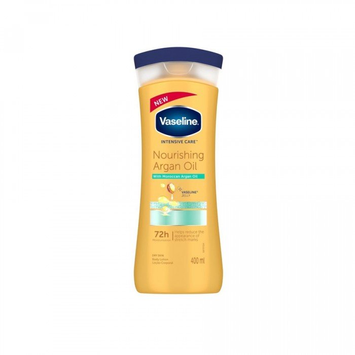 Vaseline Intensive Care Nourishing Argan Oil  400ml
Description:This moisturizing body cream contains natural ingredients to