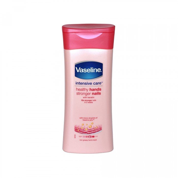 Vaseline intensive care with keratin, which deeply