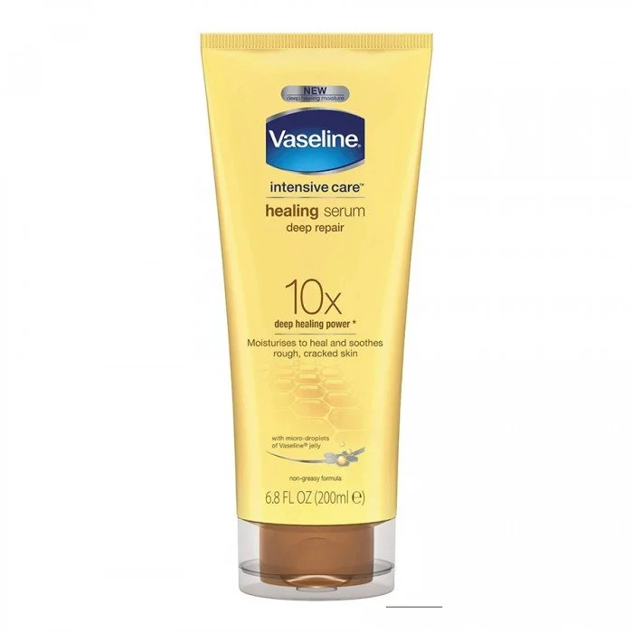 Vaseline Intensive Care Repairing Serum 200 ml.
Hydrates, Repairs, Moisturises Rough, Dry Skin.
With Micro Droplets of Vaseline Jelly . | Veela Beauty Vaseline Intensive Care Repairing Serum 200 ml |