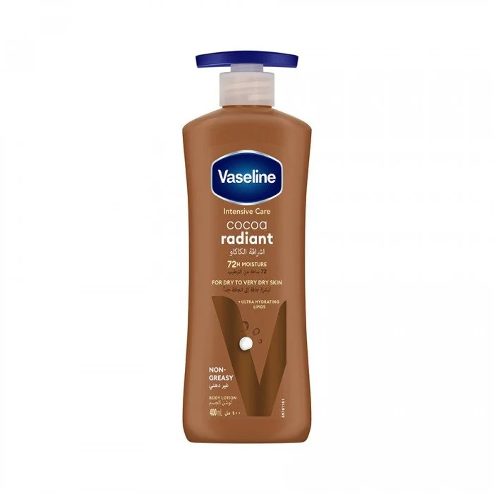 Vaseline Body Lotion Cocoa Radiant 400ml Vaseline Body Lotion Cocoa Radiant 400ml
Moisturize deeply with the first application. Vaseline Body Lotion Cocoa Radiant 400ml Vaseline Body Lotion Cocoa Radiant 400ml
Moisturize deeply with the first application.