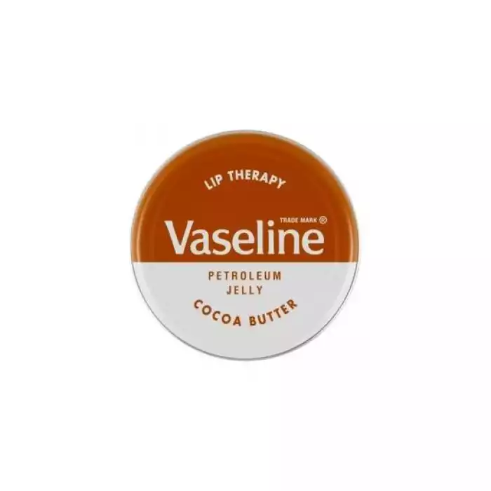 Vaseline Cocoa Butter Lip Therapy is made with pure Vaseline petroleum jelly for long-lasting moisturizing. Clinically proven to help heal and prevent dry lips by locking in moisture. Gentle non-sticky, non-greasy formul | Veela Beauty Vaseline Cocoa Butter Lip Therapy is made with pure