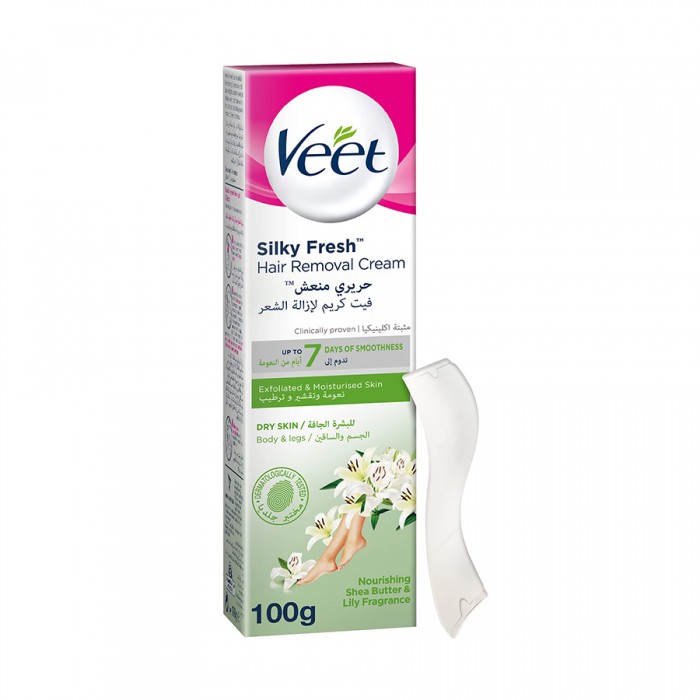 Long lasting hair removal for up to 4 weeks
Quick and effective for short hair removal
With Aloe Vera and Vitamin E | Veela Beauty | فييلا بيوتي