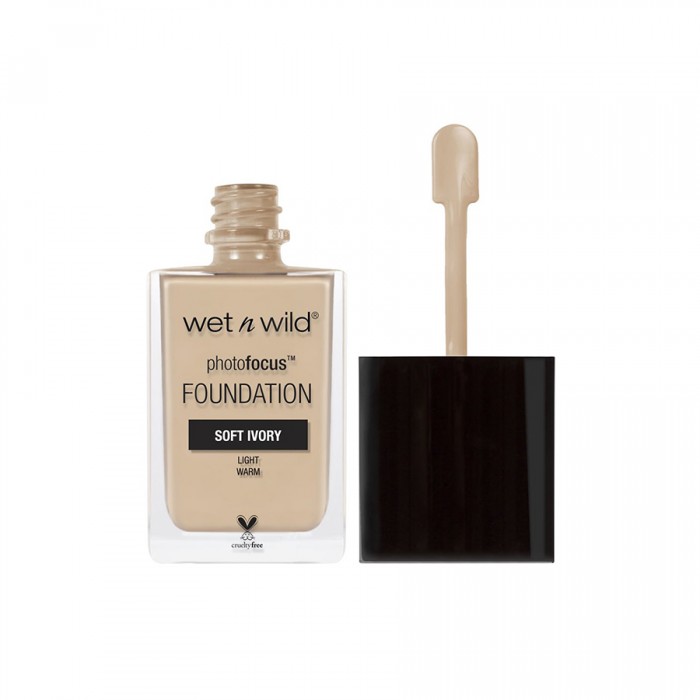 Wet N Wild Photo Focus Foundation E362 Soft IvoryIt has a creamy textureIt has long lasting stabilityDoesnt make your skin shineConcealer of blemishes and signs of wrinklesIt gives you a beautiful attractive look w | Veela Beauty Wet N Wild Photo Focus Foundation E362 Soft IvoryIt has a