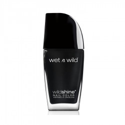 Wet N Wild Shine Nail Color E485 Black |Veela Beauty