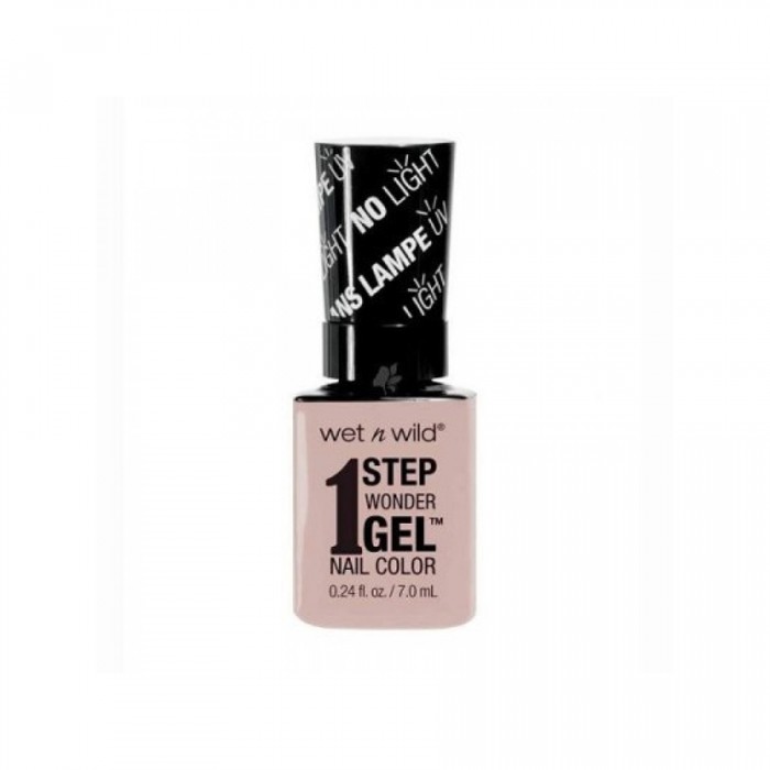 Wet N Wild 1 Step Wonder Gel Nail Color E705 Peach For The StarsIt has a high glossy finish and dries quicklyIt stays put for up to 2 weeksGives your nails a beautiful lookIt is easy to use. | Veela Beauty Wet N Wild 1 Step Wonder Gel Nail Color E705 Peach For The