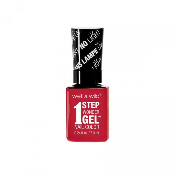 Wet N Wild 1 Step Wonder Gel Nail Color E724 Crime of PasionIt has a high glossy finish and dries quicklyIt stays put for up to 2 weeksGives your nails a beautiful lookIt is easy to use. | Veela Beauty Wet N Wild 1 Step Wonder Gel Nail Color E724 Crime of