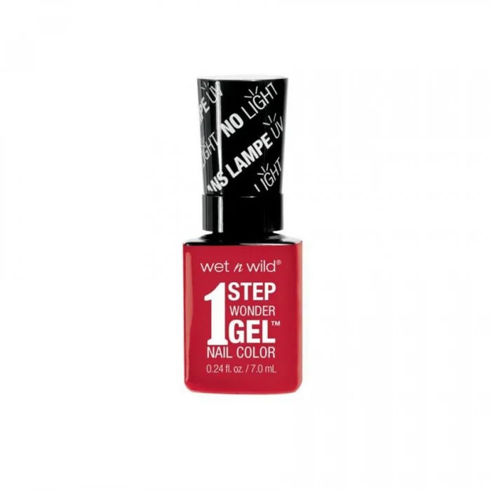 Wet N Wild 1 Step Wonder Gel Nail Color E724 Crime of PasionIt has a high glossy finish and dries quicklyIt stays put for up to 2 weeksGives your nails a beautiful lookIt is easy to use. | Veela Beauty Wet N Wild 1 Step Wonder Gel Nail Color E724 Crime of