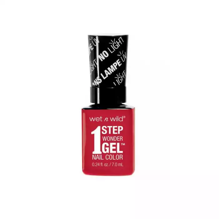 Wet N Wild 1 Step Wonder Gel Nail Color E724 Crime of PasionIt has a high glossy finish and dries quicklyIt stays put for up to 2 weeksGives your nails a beautiful lookIt is easy to use. | Veela Beauty Wet N Wild 1 Step Wonder Gel Nail Color E724 Crime of