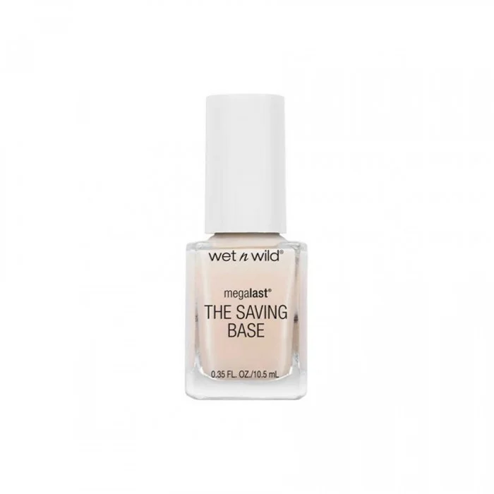 Wet N Wild MegaLast The Saving Base Fortifying Base E220DIt has a high glossy finish and dries quicklyGives your nails a beautiful lookIt is easy to use. | Veela Beauty Wet N Wild MegaLast The Saving Base Fortifying Base