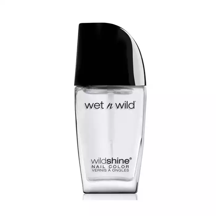 Wet N Wild Shine Nail Color E450 Clear Nail ProtectorIt has a high glossy finish and dries quicklyGives your nails a beautiful lookIt is easy to use. | Veela Beauty Wet N Wild Shine Nail Color E450 Clear Nail ProtectorIt