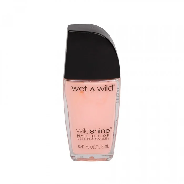 Wet N Wild Shine Nail Color E455 Tickled PinkIt has a high glossy finish and dries quicklyGives your nails a beautiful lookIt is easy to use. | Veela Beauty Wet N Wild Shine Nail Color E455 Tickled PinkIt has a high