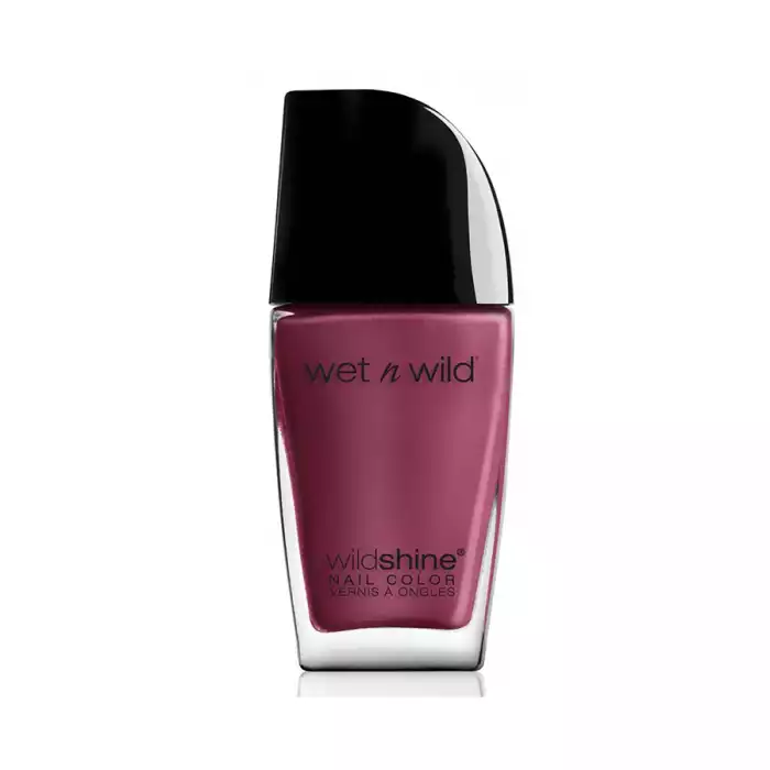 Wet N Wild Shine Nail Color E487 Grape Minds Think AlikeIt has a high glossy finish and dries quicklyGives your nails a beautiful lookIt is easy to use. | Veela Beauty Wet N Wild Shine Nail Color E487 Grape Minds Think AlikeIt