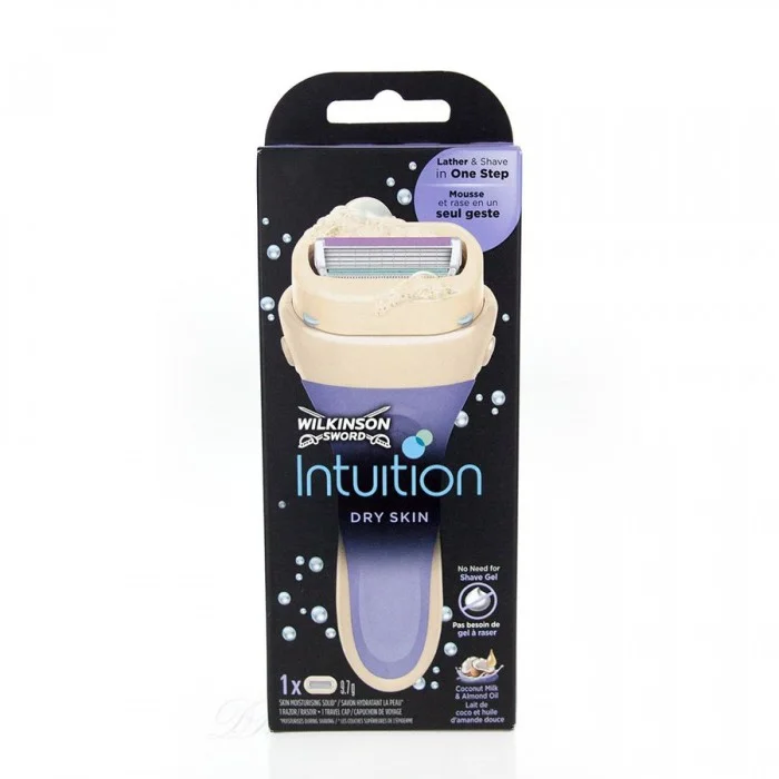 Wilkinson Sword Intuition For Dry Skin With Coconut & Almond Oil ماكينة حلاقة انتيتيون للبشرة