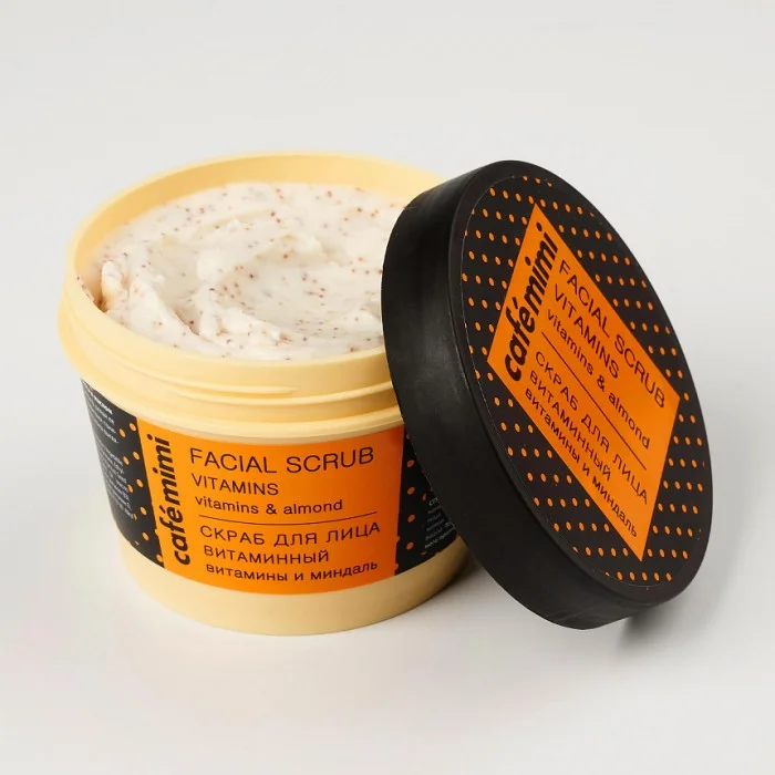 Cafe Mimi Face Scrub Facial Mask With Vitamins and almond | Cafe Mimi Face Scrub Facial Mask With Vitamins and almond |