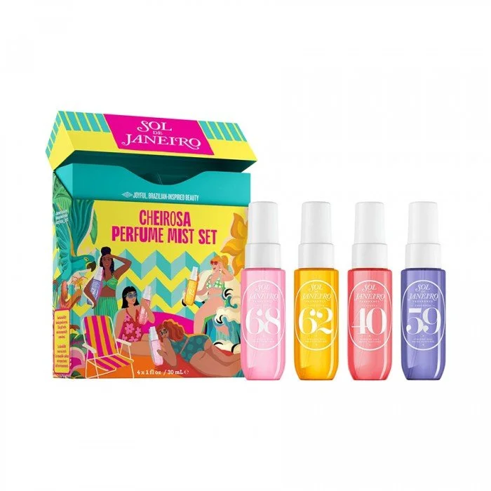 Sol de Janeiro Cheirosa Perfume Travel Minis Set
DescriptionThis limited edition Sol de Janeiro Cheirosa Perfume Mist Set is a