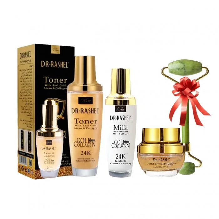 Dr Rashel 24Kgold Collagen Bundle (4 Pcs)+ Gift Dr Rashel 24Kgold Collagen Bundle (4 Pcs)+ Gift