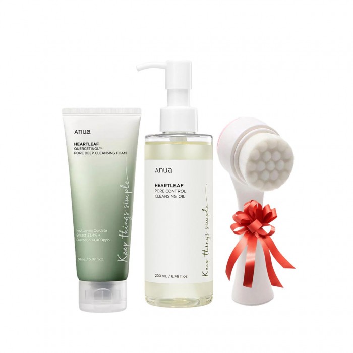 Anua Double Cleanse Bundle (2 Pcs) + Gift