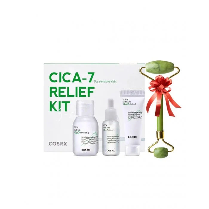 Cosrx Cica 7 Relief Kit - Trial Set For Sensitive Skin Kit (3 Pcs)+ Gift Cosrx Cica 7 Relief Kit - Trial Set For Sensitive Skin Kit (3 Pcs)+ Gift