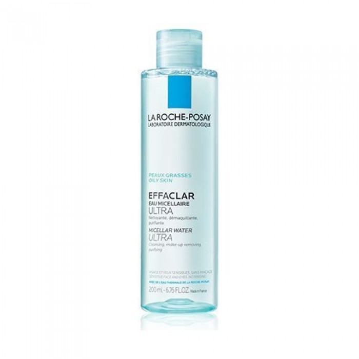 Clarify and soothe your skin with the La Roche-Posay Effaclar Micellar Water Ultra - Oily Skin, a cleanser specifically adapted to suit the needs of oily and sensitive skin. It is tempting to use harsh products on skin | Veela Beauty Clarify and soothe your skin with the La Roche-Posay