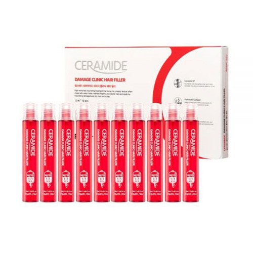 Farm Stay Ceramide Damage Clinic Hair Filler 1Pack (13Ml X 10Ea) Farm Stay Ceramide Damage Clinic Hair Filler 1Pack (13Ml X 10Ea)