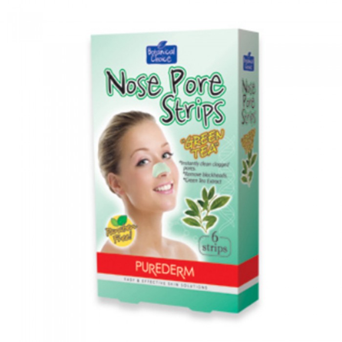 Purederm Nose Pore Strips Green Tea 6Pcs Purederm Nose Pore Strips Green Tea 6Pcs