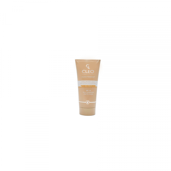 Cleo Foundation with Hyaluronic Acid is designed to provide