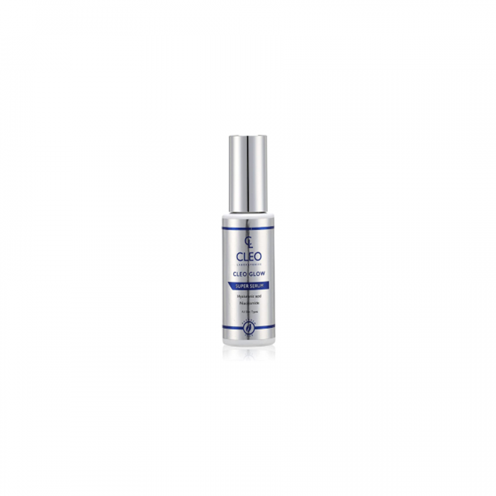 Glow Super Serum with Hyaluronic Acid, Niacinamide 2 in 1 Brightening and Moisturizing - 30 Ml Cleo Super Serum (Hyaluronic Acid