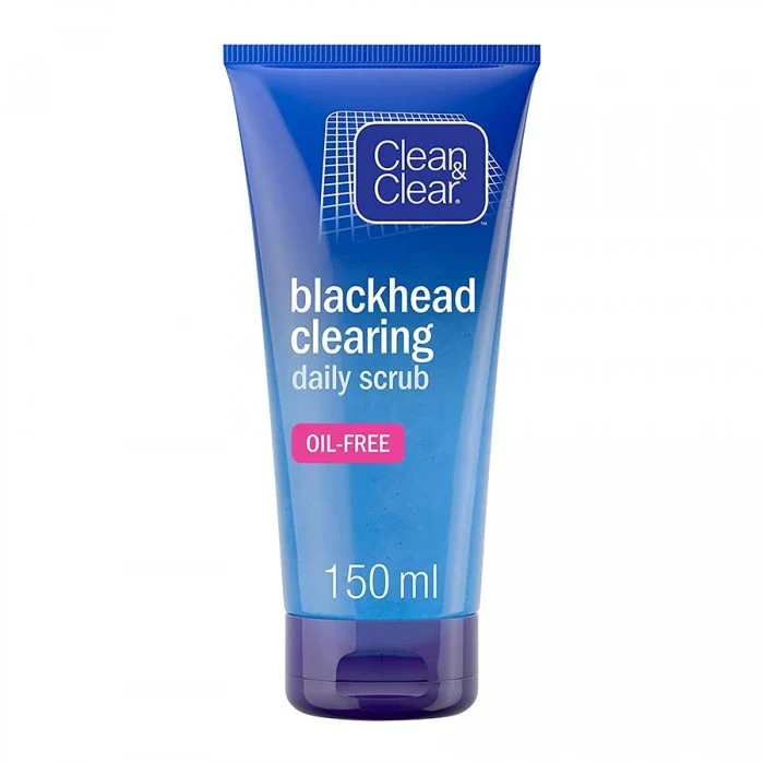 Clean & Clear Blackhead Clearing Daily Scrub Oil Free 150ml Exfoliating beads prevent blackheads from 1st wash. Formulated for removal and prevention of blackheads. Gentle enough and suitable for daily use. Leaves your s | Veela Beauty Clean & Clear Blackhead Clearing Daily Scrub Oil Free 150ml