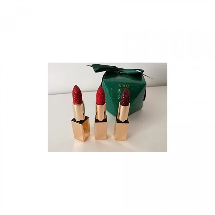 Kiko Milano Holiday Gems Diamond Dust Lipstick Set  |
