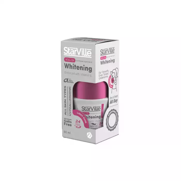 Starville Whitening Roll on Light Pink with Coconut Scent 60ml
description:This lightening coconut-scented roll-on is designed