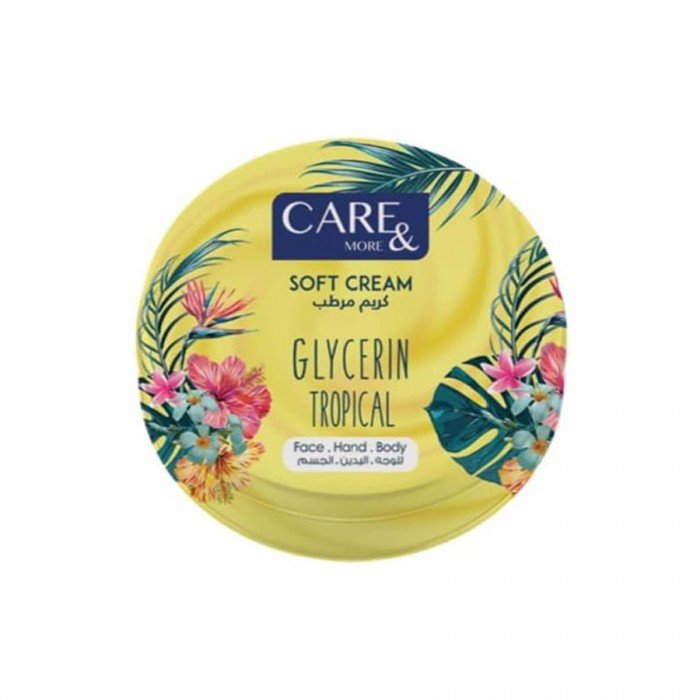 Care & More Soft Cream With Tropical Glycerin 75 ml Care & more soft cream with Tropical glycerin 75 ml  | Veela Beauty