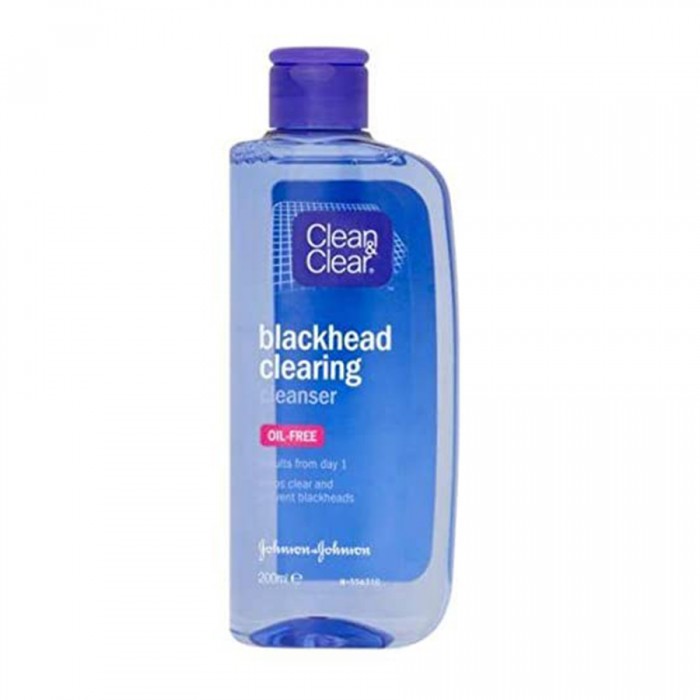 Clean & Clear Blackhead Clearing CleanserRemoves trapped dirt and oilHelp clear and prevent blackheadsSize 200 ml | Veela Beauty Clean & Clear Blackhead Clearing CleanserRemoves trapped dirt and oilHelp clear and prevent blackheadsSize 200 ml Skin Type | Veela Beauty