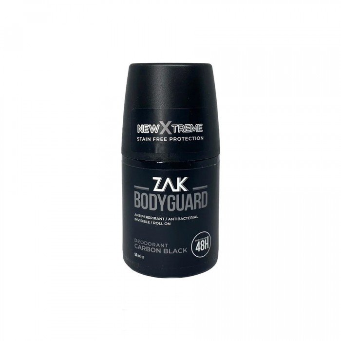 Zak Bodyguard Roll On Deodorant Carbon Black 50ml
Product Description:Zak Bodyguard Carbon Black Deodorant is a mens deodorant