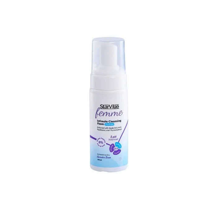 StarVille Femme Intimate Cleansing Foam Hydrate 150 ml
descriptionStarville Women’s Moisturizing Intimate Foam Wash 150ml is a StarVille Femme Intimate Cleansing Foam Hydrate 150 ml
descriptionStarville Women’s Moisturizing Intimate Foam Wash 150ml is a