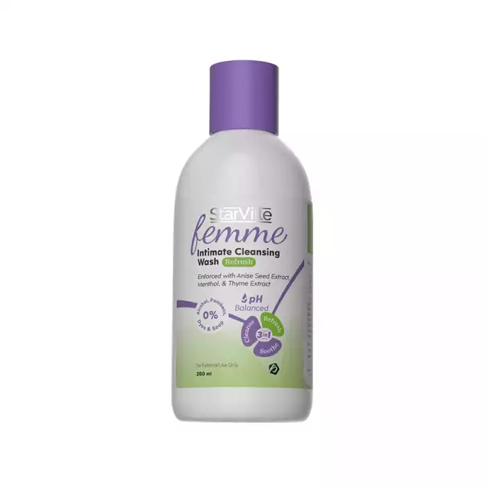 StarVille Femme Intimate Cleansing Wash Refresh 200ml
descriptionStarville Women’s Refreshing Intimate Foam Wash 150ml is a StarVille Femme Intimate Cleansing Wash Refresh 200ml
descriptionStarville Women’s Refreshing Intimate Foam Wash 150ml is a