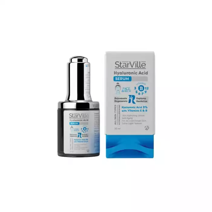StarVille Hyaluronic Acid Serum 30ML
Product Overview: Revitalize and strengthen your skin with StarVille Hyaluronic Acid Serum. StarVille Hyaluronic Acid Serum 30ML
Product Overview: Revitalize and strengthen your skin with StarVille Hyaluronic Acid Serum.