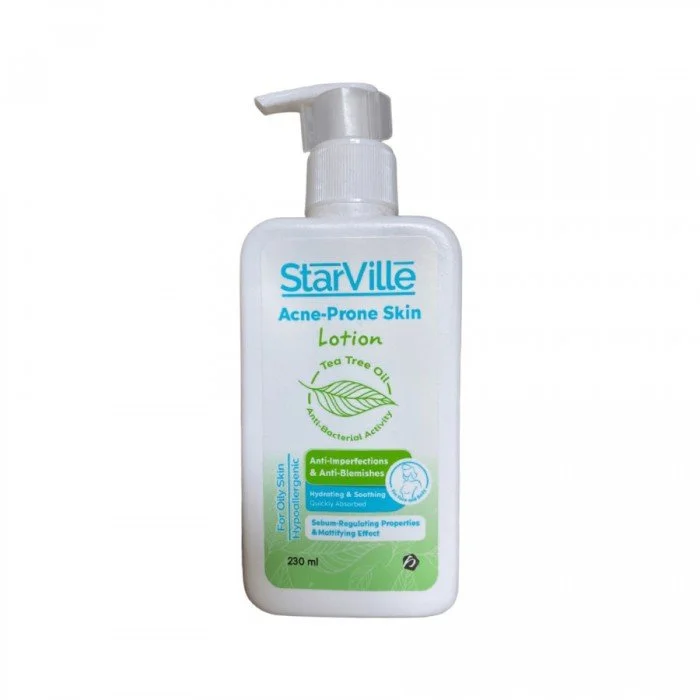 starville acne-prone skin lotion 230ml
Description:Starville Acne-Prone Skin Lotion is specially formulated for oily skin to starville acne-prone skin lotion 230ml
Description:Starville Acne-Prone Skin Lotion is specially formulated for oily skin to