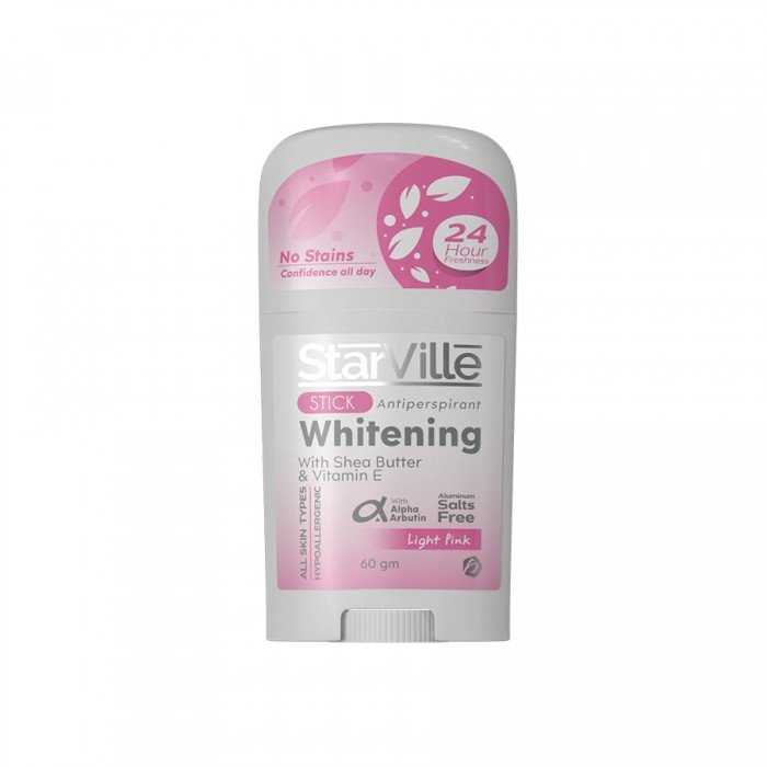 starville whitening antiperspirant stick light pink 60 gm